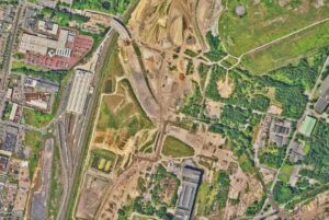 Baustelle der Hoeschallee 2025