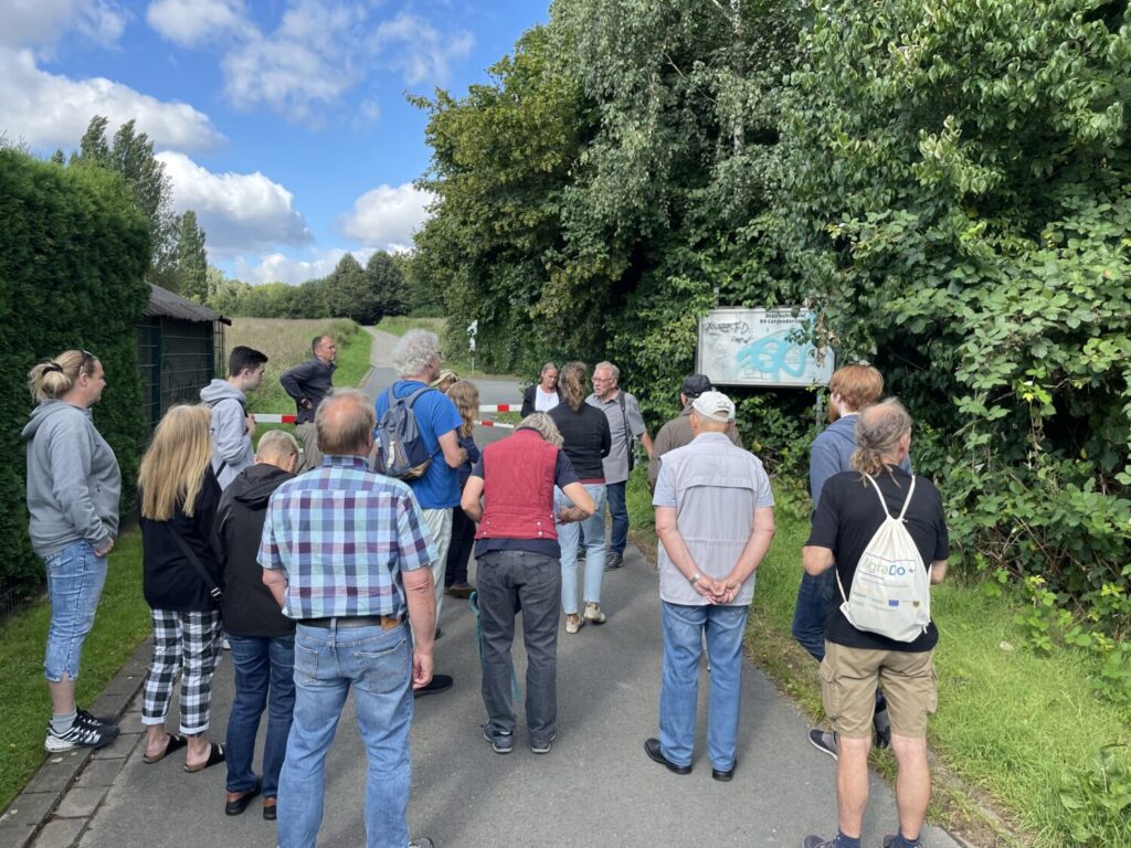 Exkursion zum geplanten Baugebiet Auf dem Toren in Lütgendortmund 2023 (Bild: P. Kotthooff/BUND)
